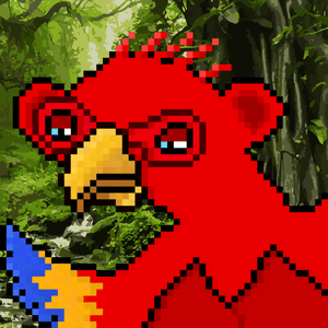 Xparrot Ape — PARC pixel ape
