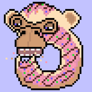 Mochi Donut Ape — PARC pixel ape