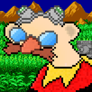 Dr. Eggman — PARC pixel ape