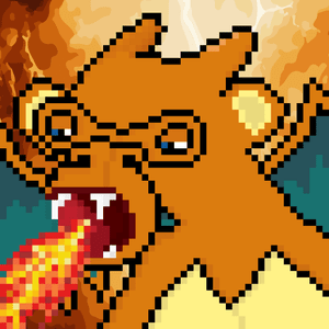 Red Hot Charizard — PARC pixel ape