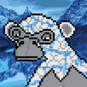 Ice Ape — PARC pixel ape