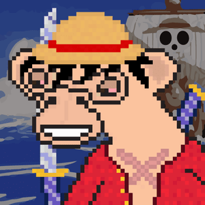 Luffy — PARC pixel ape
